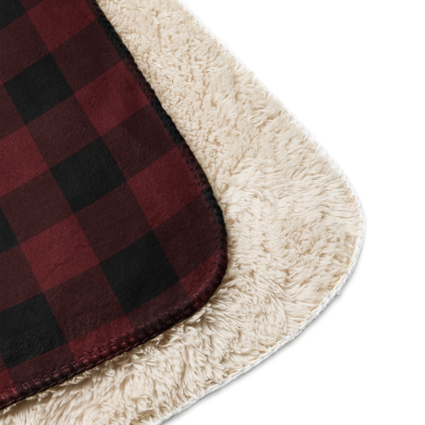 MrBallen Strange, Dark & Mysterious Plaid Sherpa Blanket