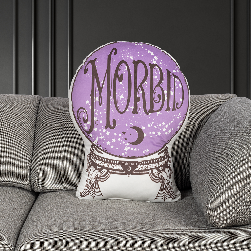 Morbid Crystal Ball Pillow