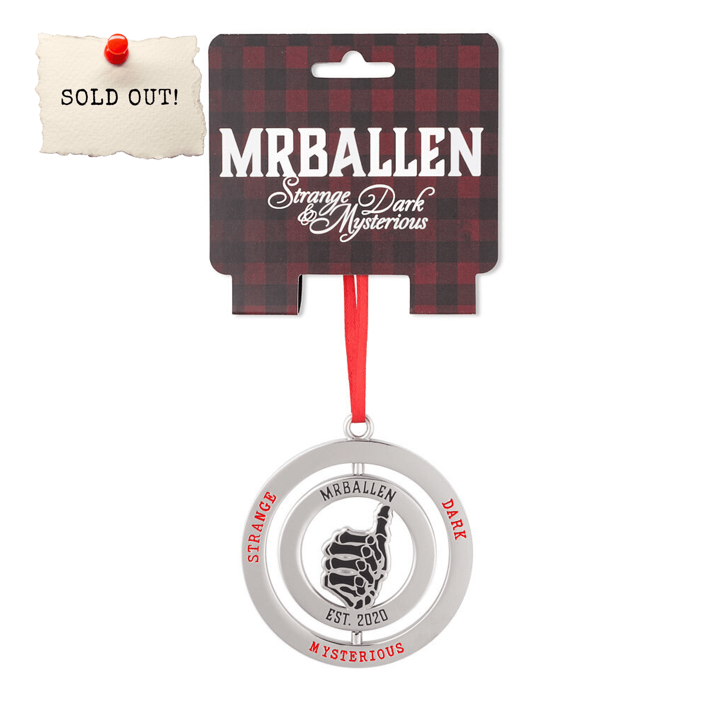 MrBallen Strange, Dark and Mysterious Spinner Ornament