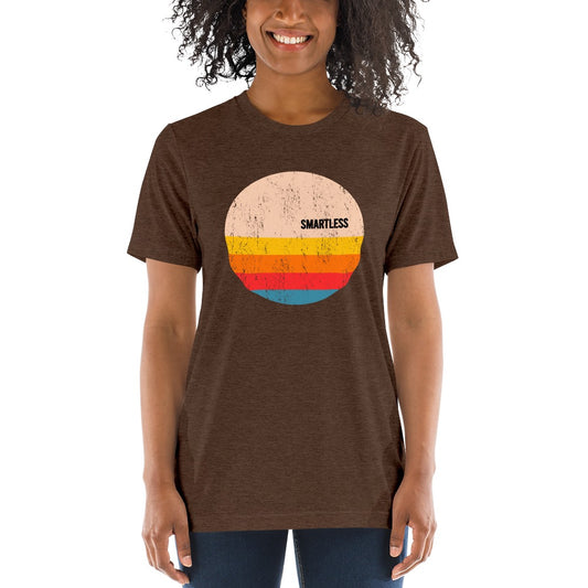 SmartLess Circle Logo Adult Tri-Blend T-Shirt-6