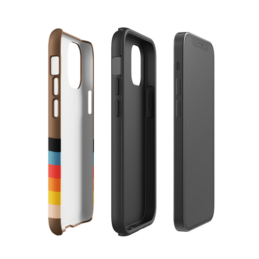 SmartLess Stripes Tough Phone Case - iPhone-4