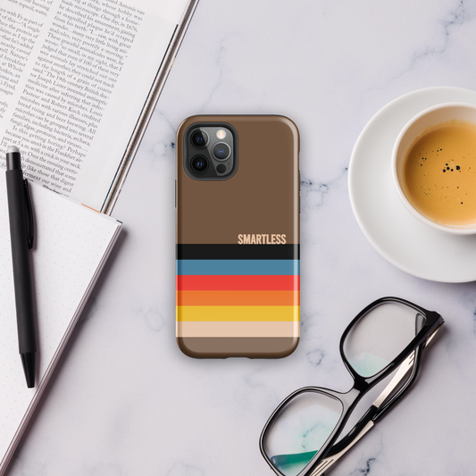 SmartLess Stripes Tough Phone Case - iPhone-8