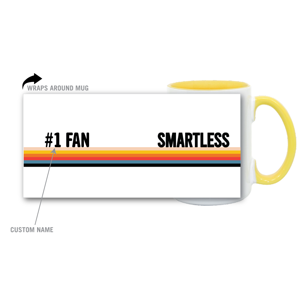 SmartLess Personalized Two-Tone Mug