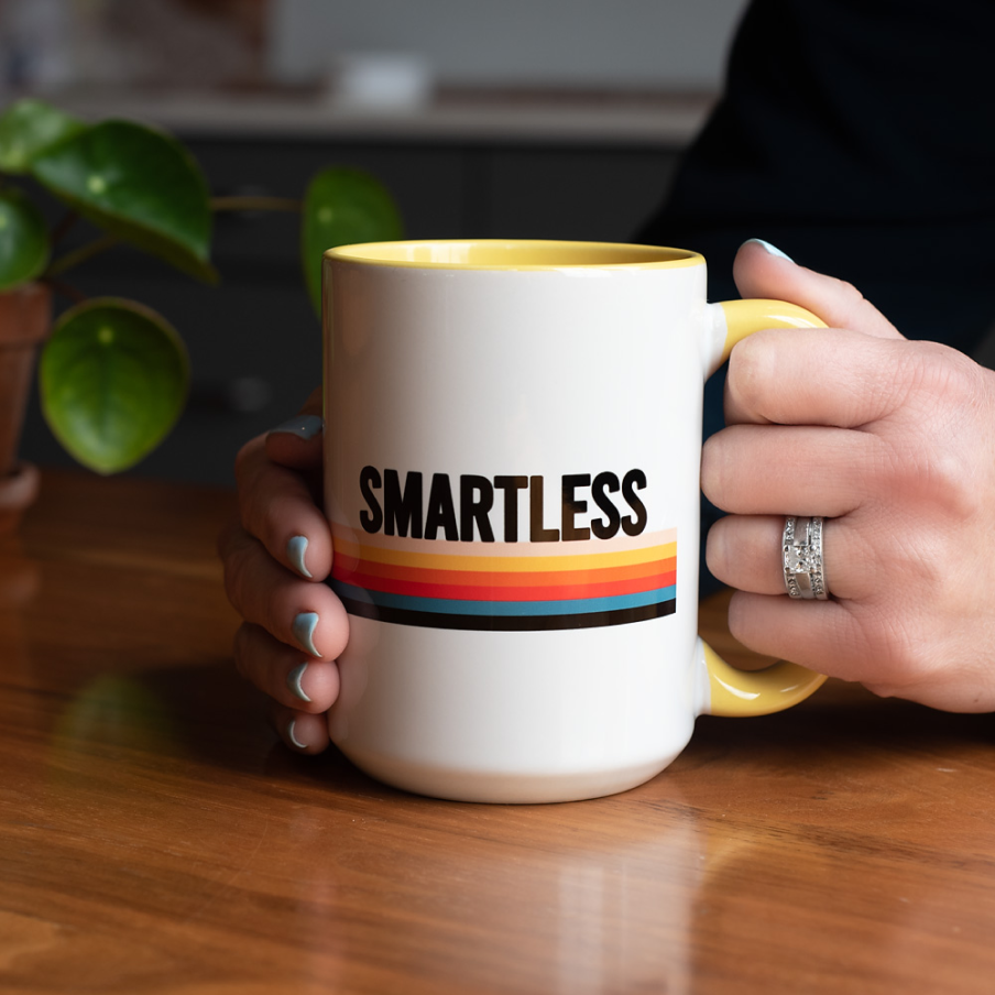 SmartLess Personalized Two-Tone Mug