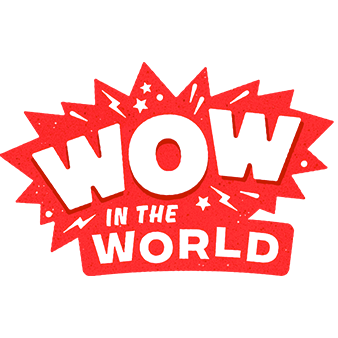 Wow in the World PodcastWow in the World Logo Kids Hooded Sweatshirt