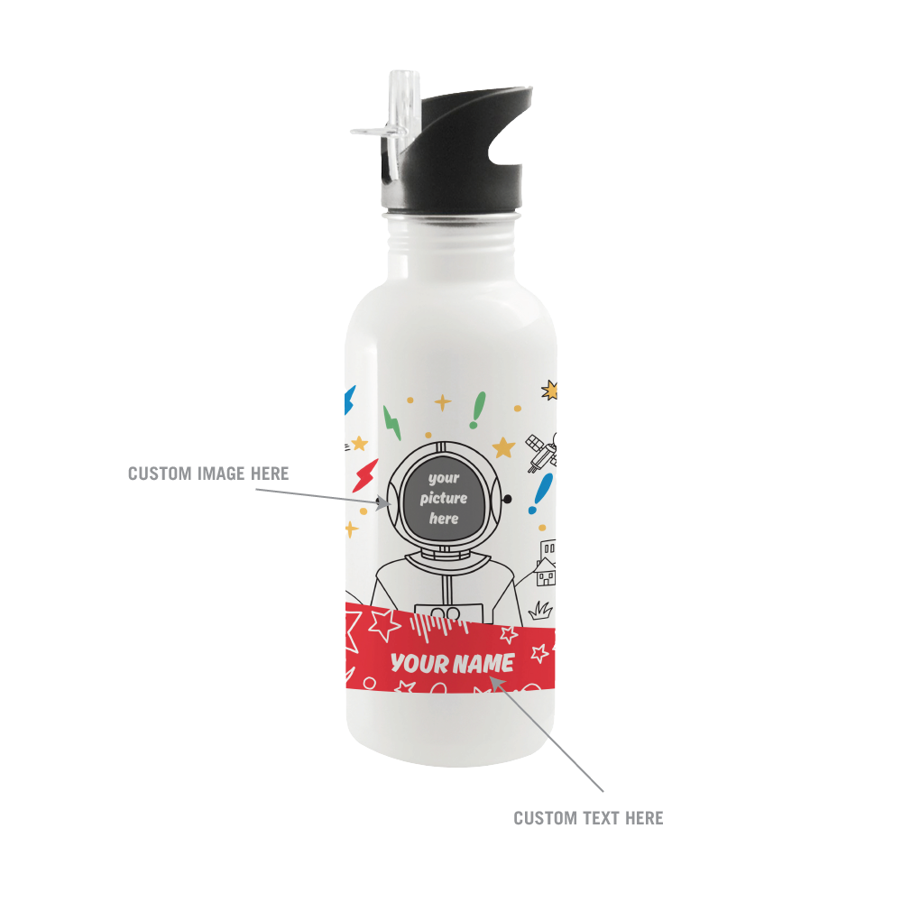 Personalized Personalized SIC 12 oz Kids Water Bottle - Customize