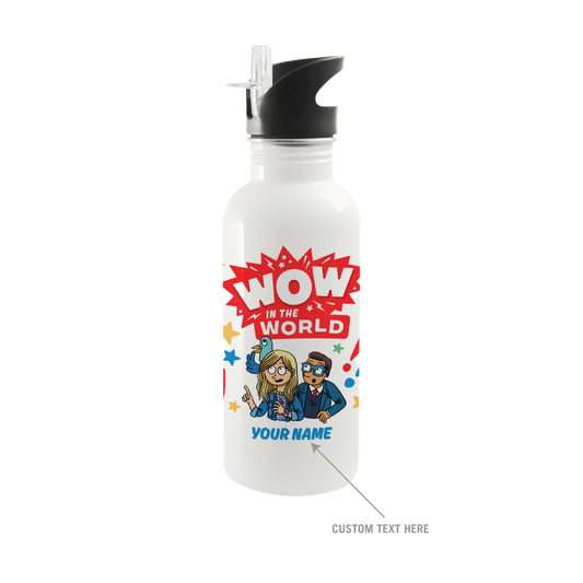 Wow in the World Characters Personalized Water Bottle-2