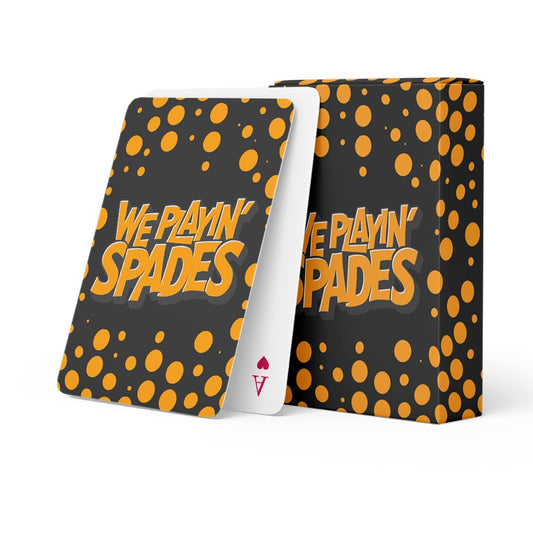 We Playin' Spades Playing Cards-0