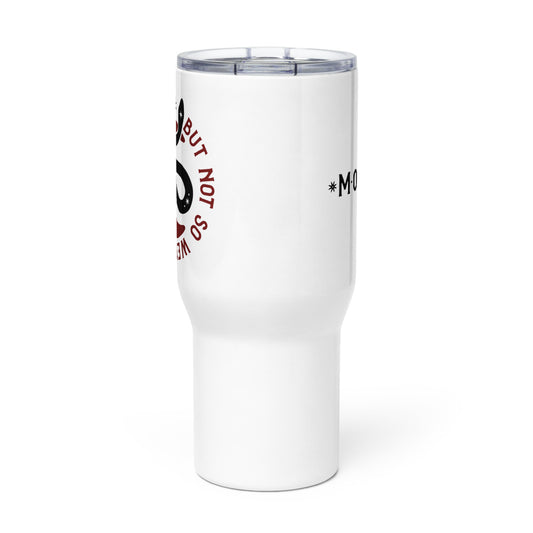 Morbid Keep It Weird But Not So Weird Travel Mug-3