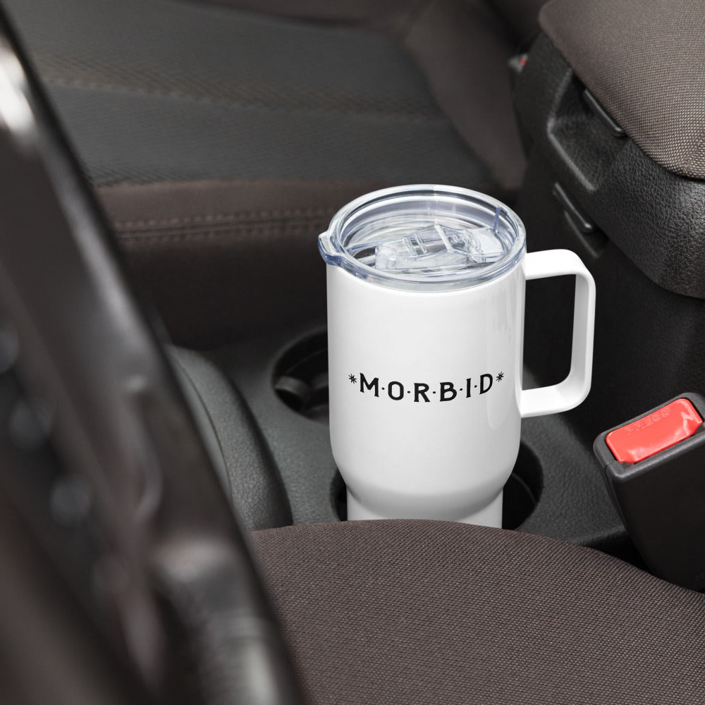 Morbid Keep It Weird But Not So Weird Travel Mug