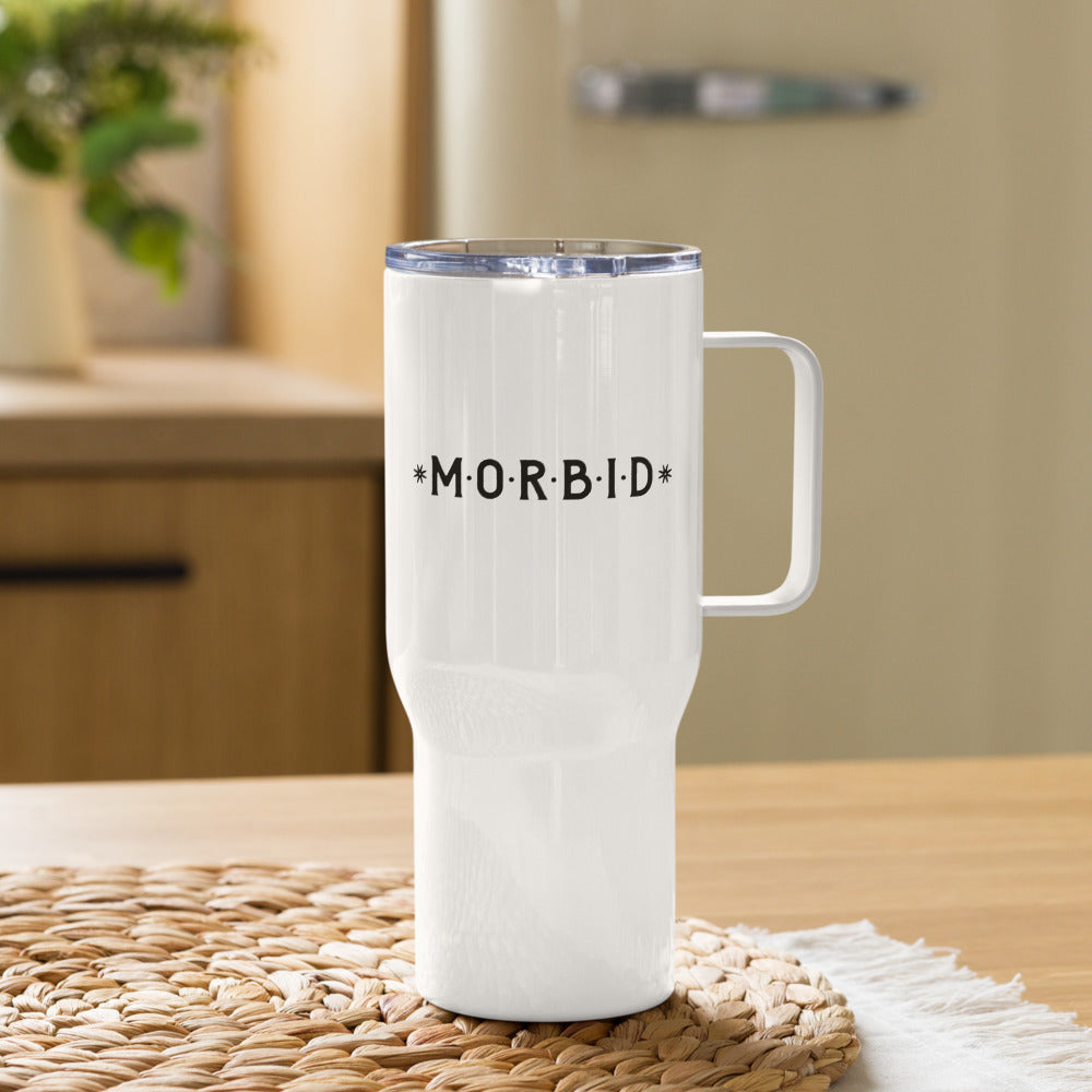 Morbid Keep It Weird But Not So Weird Travel Mug