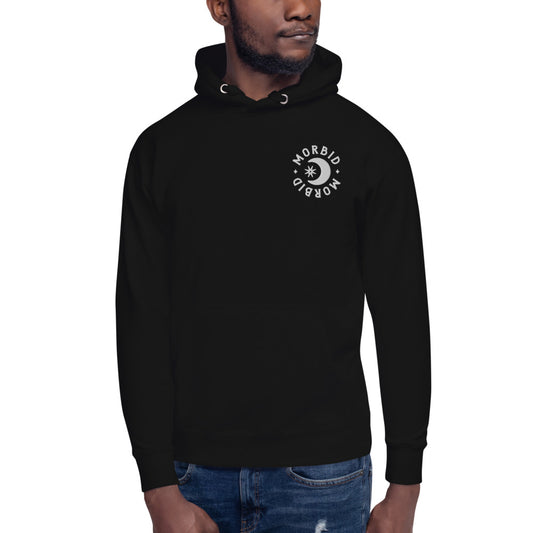 Morbid Lighthearted Nightmare Embroidered Hoodie-4