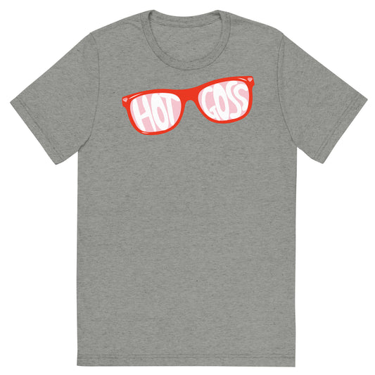 Even the Rich Hot Goss Adult Tri-Blend T-Shirt-0