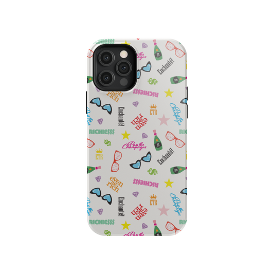 Even the Rich Mash Pattern Tough Phone Case-14