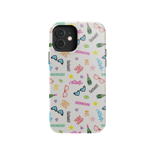 Even the Rich Mash Pattern Tough Phone Case-12