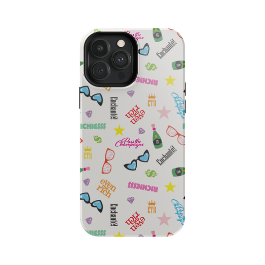 Even the Rich Mash Pattern Tough Phone Case-19