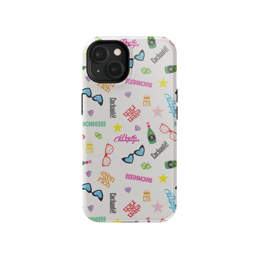 Even the Rich Mash Pattern Tough Phone Case-20