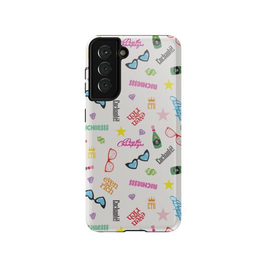 Even the Rich Mash Pattern Tough Phone Case-27