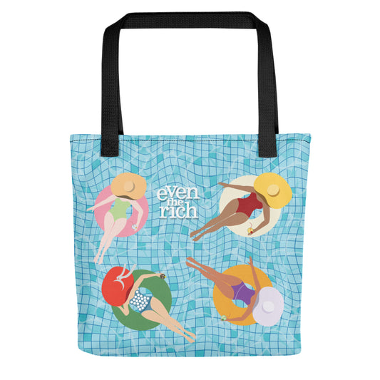 Even the Rich Pool Tote Bag-0