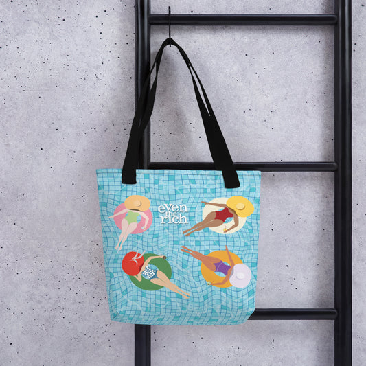 Even the Rich Pool Tote Bag-3