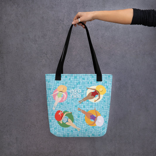 Even the Rich Pool Tote Bag-4