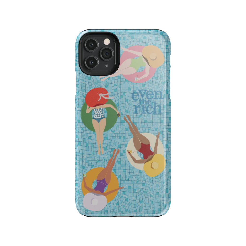 Even the Rich Pool Tough Phone Case