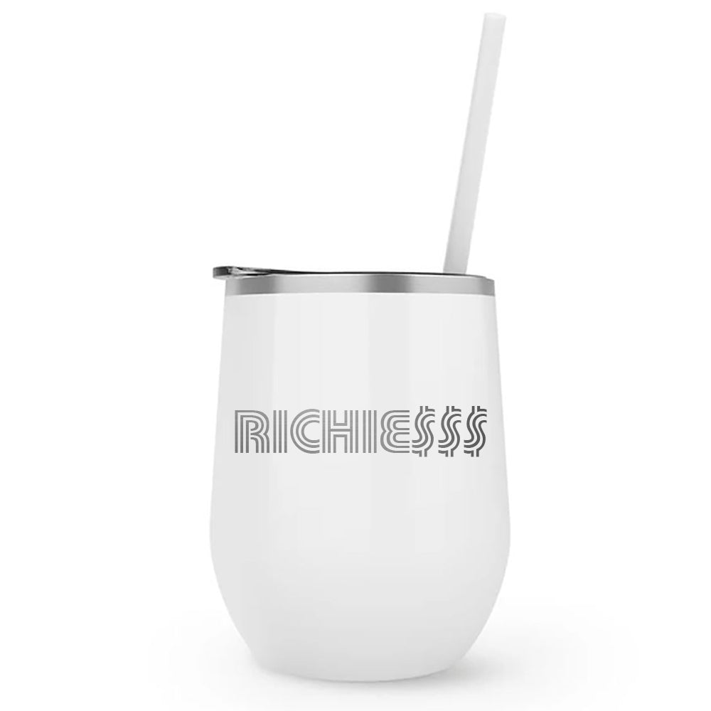 Even the Rich Richies Stemless Wine Tumbler