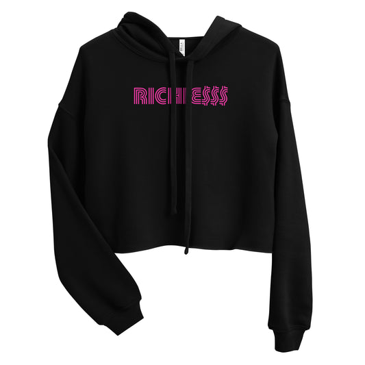 Even the Rich Richies Women's Cropped Hoodie-0