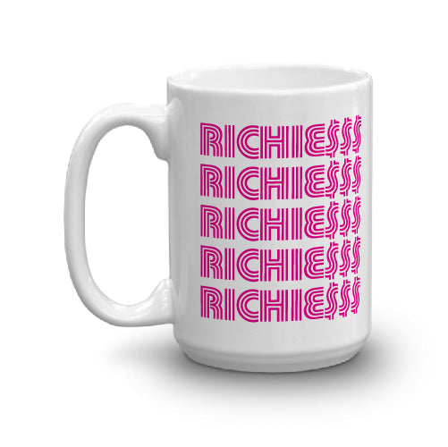 Even the Rich Richies White Mug