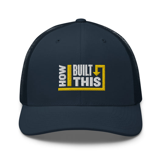How I Built This Logo Trucker Hat-0