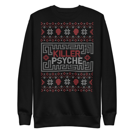Killer Psyche Holiday Unisex Fleece Pullover-0