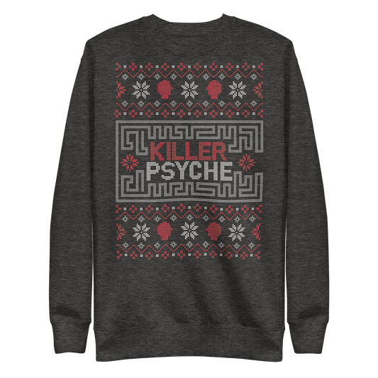 Killer Psyche Holiday Unisex Fleece Pullover-3