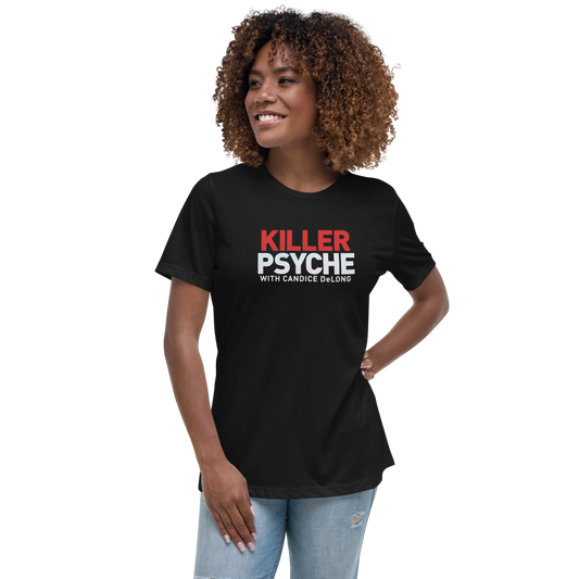 Killer Psyche Logo Women's Relaxed T-Shirt-2
