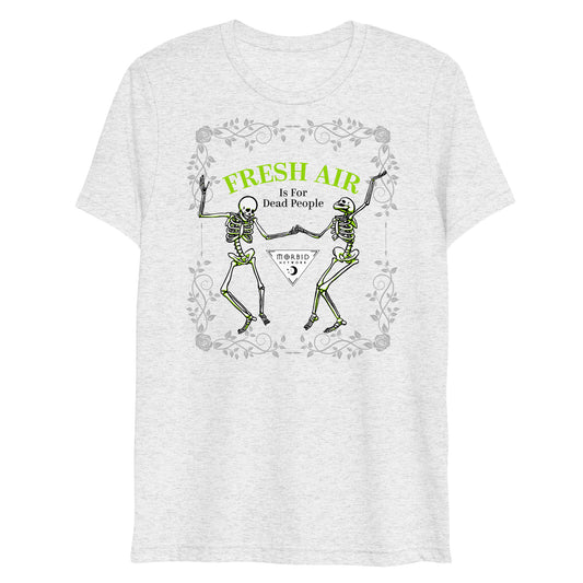 Morbid Fresh Air Adult Tri-Blend T-Shirt-4