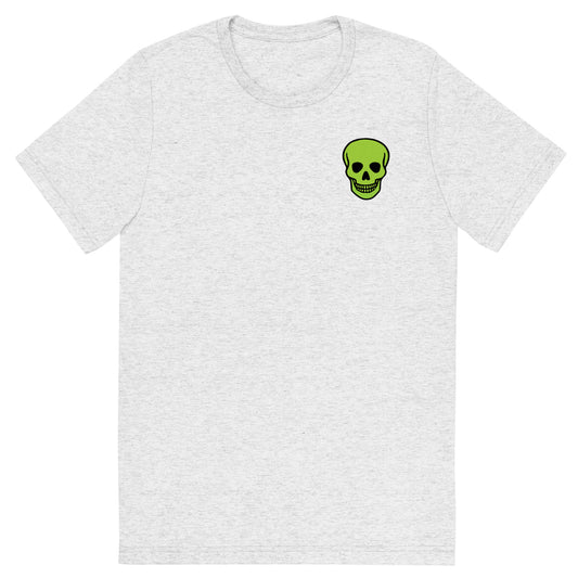Morbid Patch Art Keep It Weird Adult Tri-Blend T-Shirt-0