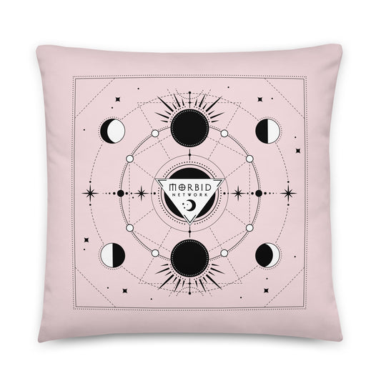 Morbid Celestial Pattern Throw Pillow-0