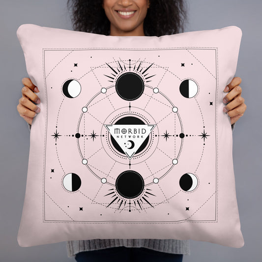 Morbid Celestial Pattern Throw Pillow-4