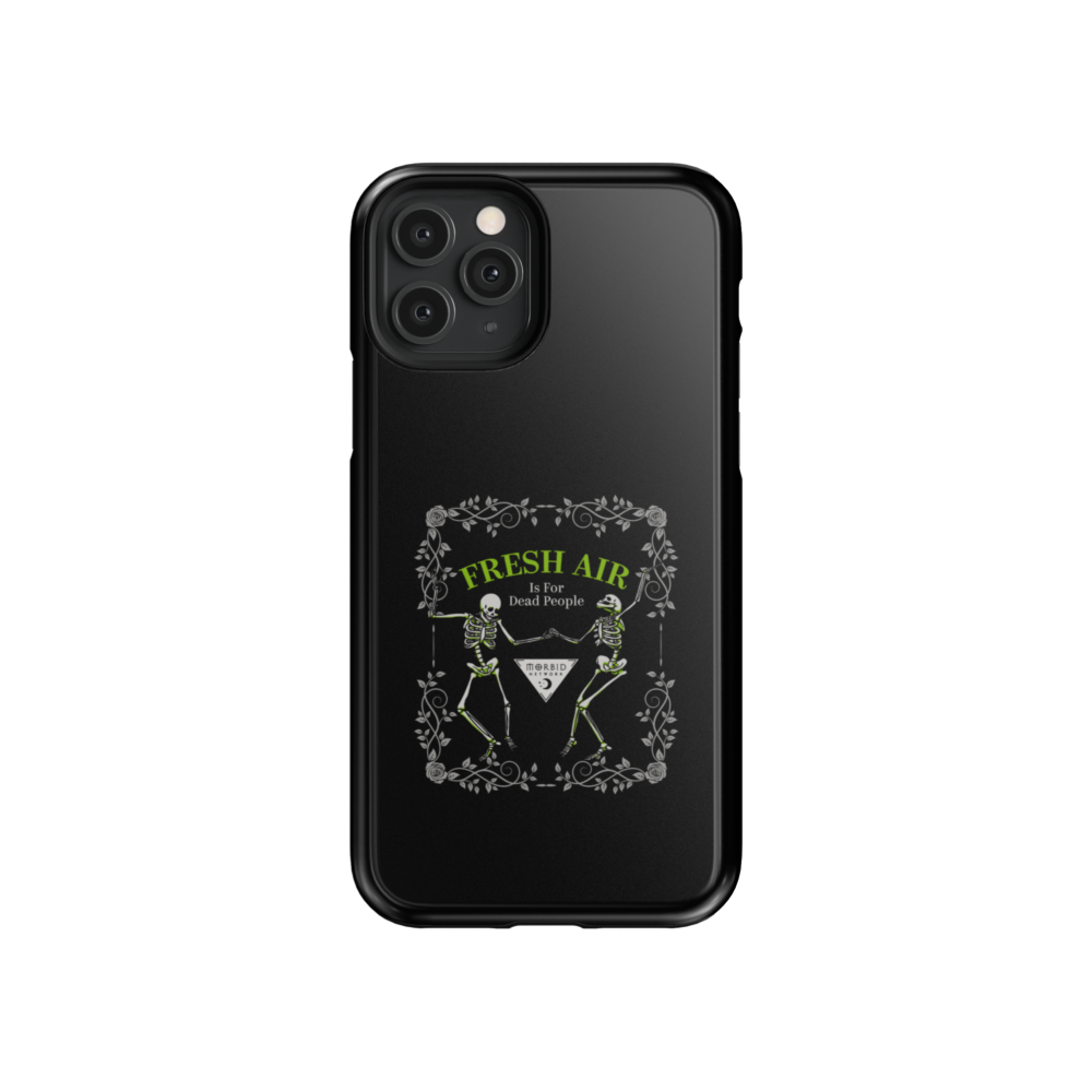 Morbid Fresh Air Is For Dead People Tough Phone Case