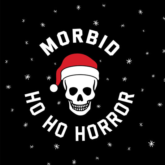 Morbid Ho Ho Horror Personalized Black Mug-1