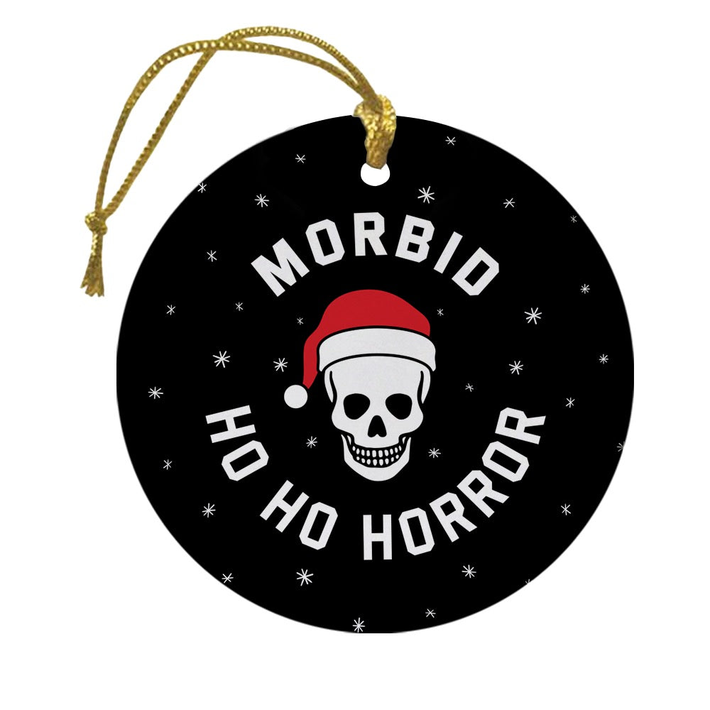 Morbid Ho Ho Horror Double-Sided Ornament