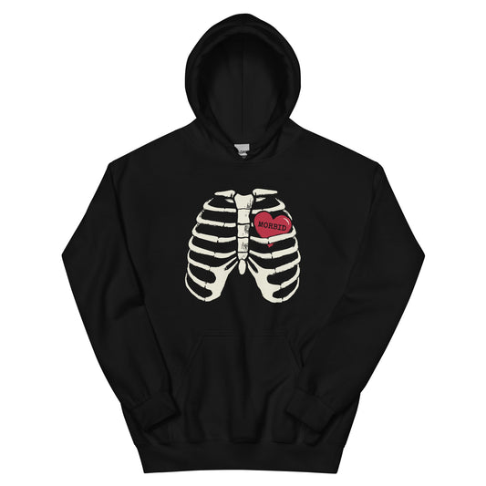Morbid Heart Hooded Sweatshirt-1