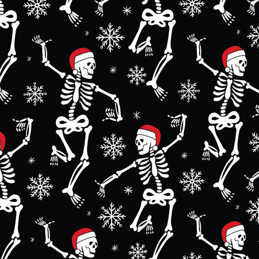Morbid Santa Skeletons Stocking-1
