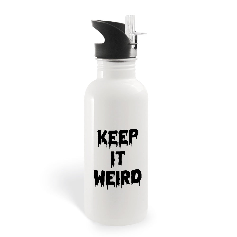Morbid Keep It Weird Water Bottle