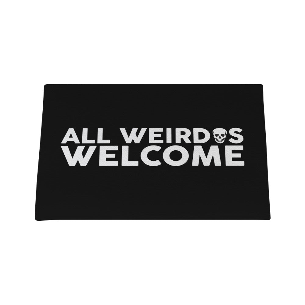 Morbid All Weirdos Welcome Doormat