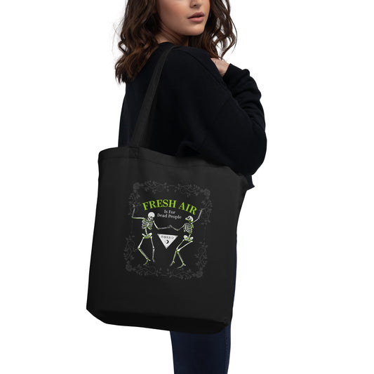 Morbid Fresh Air Is For Dead People Eco Tote Bag-4