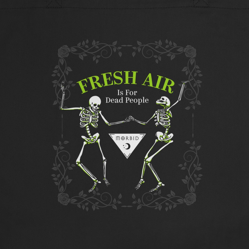 Morbid Fresh Air Is For Dead People Eco Tote Bag