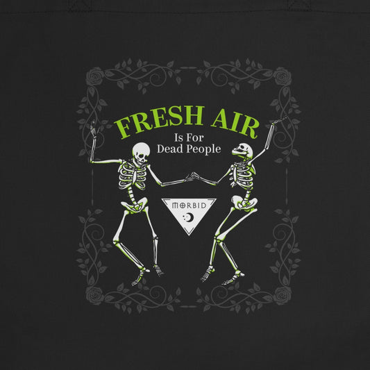 Morbid Fresh Air Is For Dead People Eco Tote Bag-2