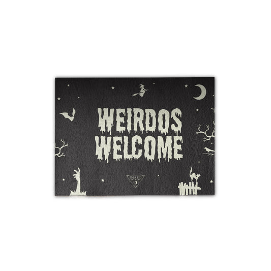 Morbid Weirdos Welcome Door Mat-1