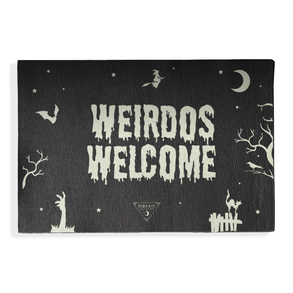 Morbid Weirdos Welcome Doormat