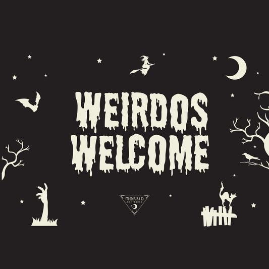 Morbid Weirdos Welcome Door Mat-2